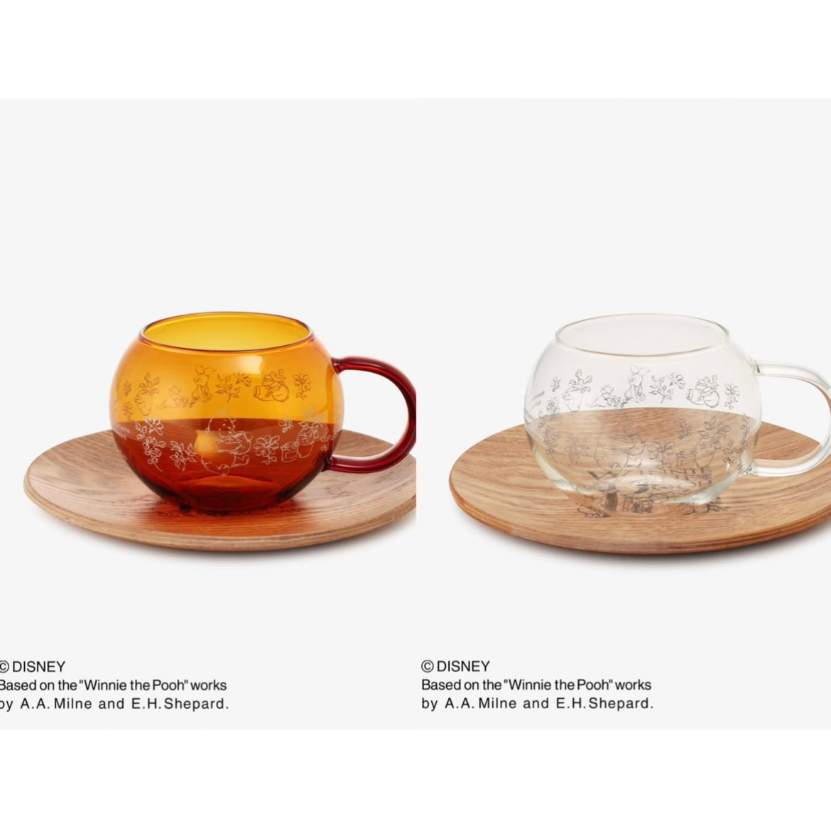 Afternoon Tea X Winnie The Pooh | Glass Mug & Tray Set +