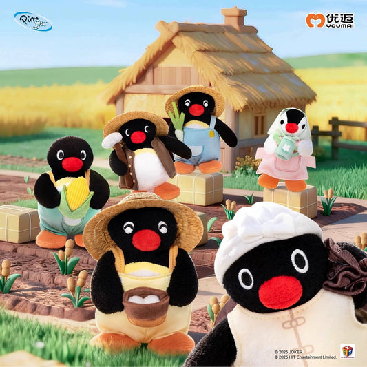 PINGU | Happy Farm Series Secret Plush Keychain Blind Box 12cm (Order 6 For A Complete Box)