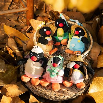 PINGU | Happy Farm Series Secret Plush Keychain Blind Box 12cm (Order 6 For A Complete Box)