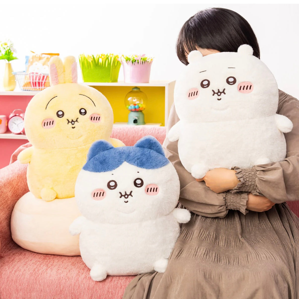 【Pick up only】CHIIKAWA | Chiikawa Heavy! Chubby Hugging Plush Toy 360x360x280mm