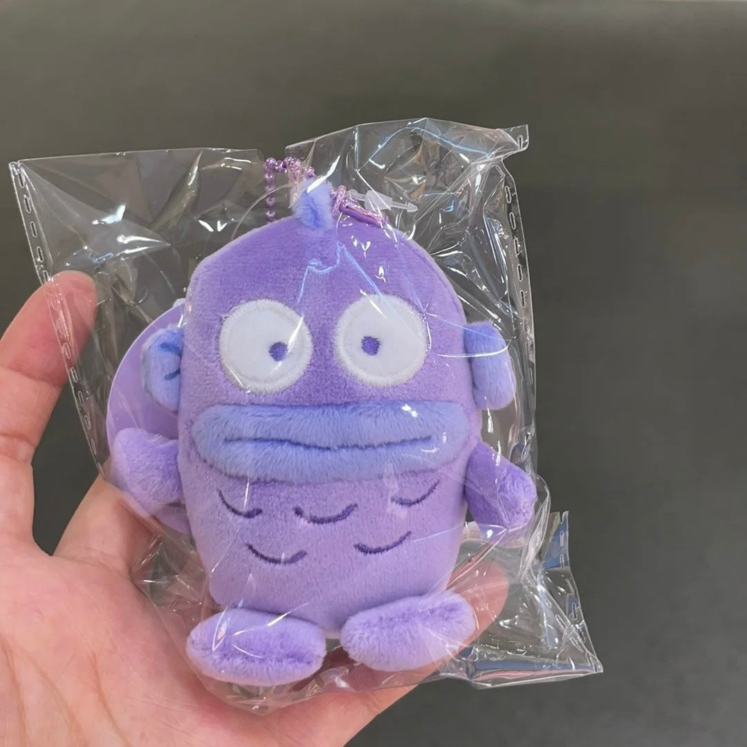 SANRIO | Colorful Hangyodon Mini Mascot Holder Keychain Bag Charm 10cm Approx. (Purple)