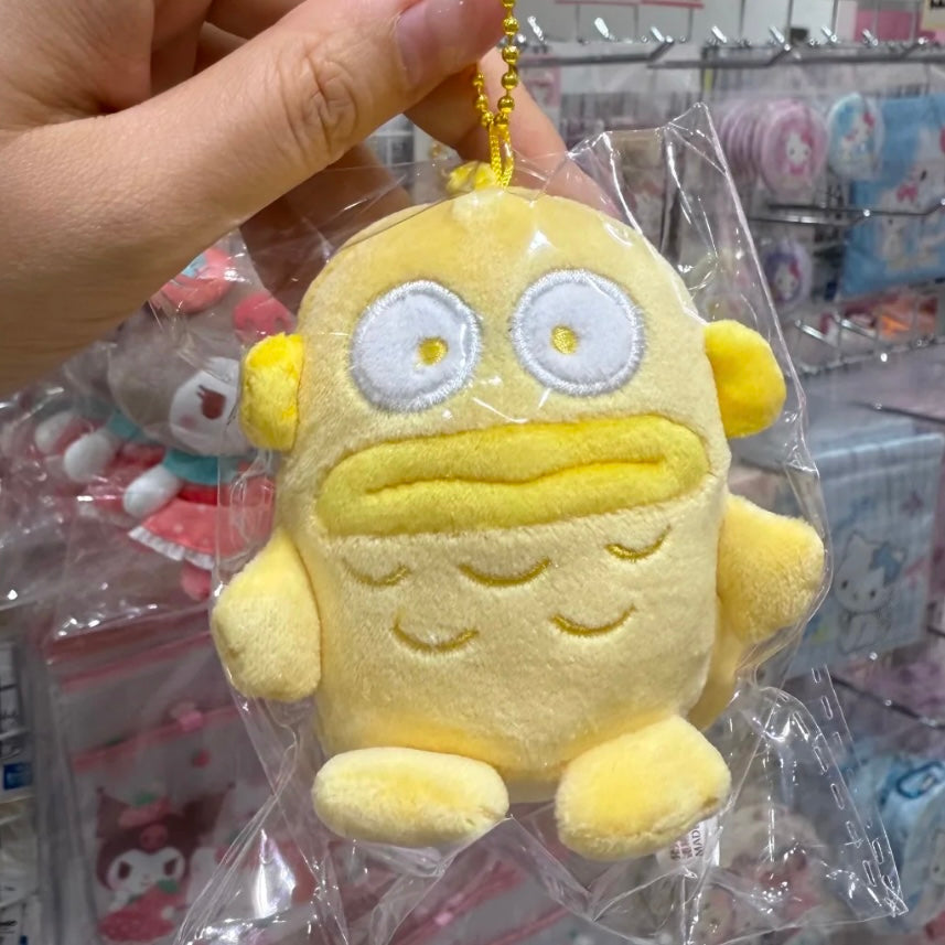 SANRIO | Colorful Hangyodon Mini Mascot Holder Keychain Bag Charm 10cm Approx. (Light Yellow)