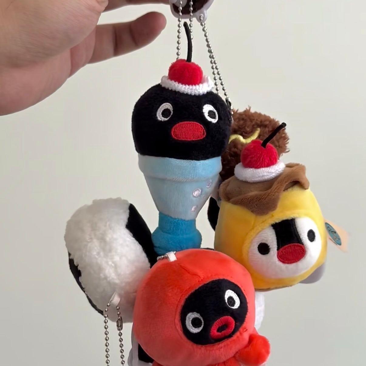 PINGU | Blind Box Plush Magnetic Creative Ornament Magnet & Keychain set of 2 (Delicious Life Series)
