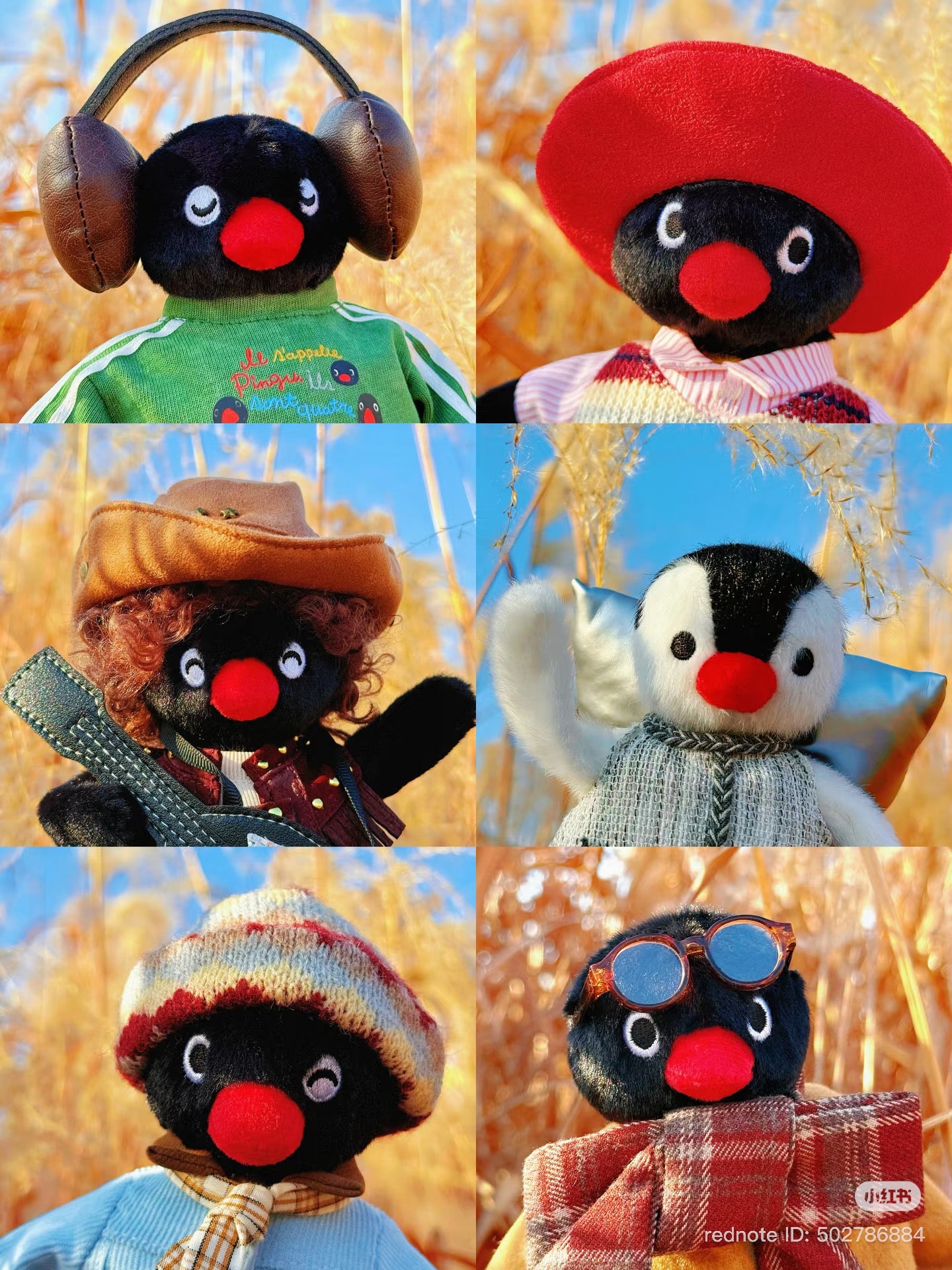 PINGU | 45th Anniversary Vintage OOTD Series Plush Blind Box 14cm Approx.  (Order 6 for a complete box)