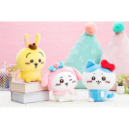 Chiikawa x Sanrio | Pompompurin Pom Pom Purin x Usagi Plush Toy Plush Doll 190×170×120mm