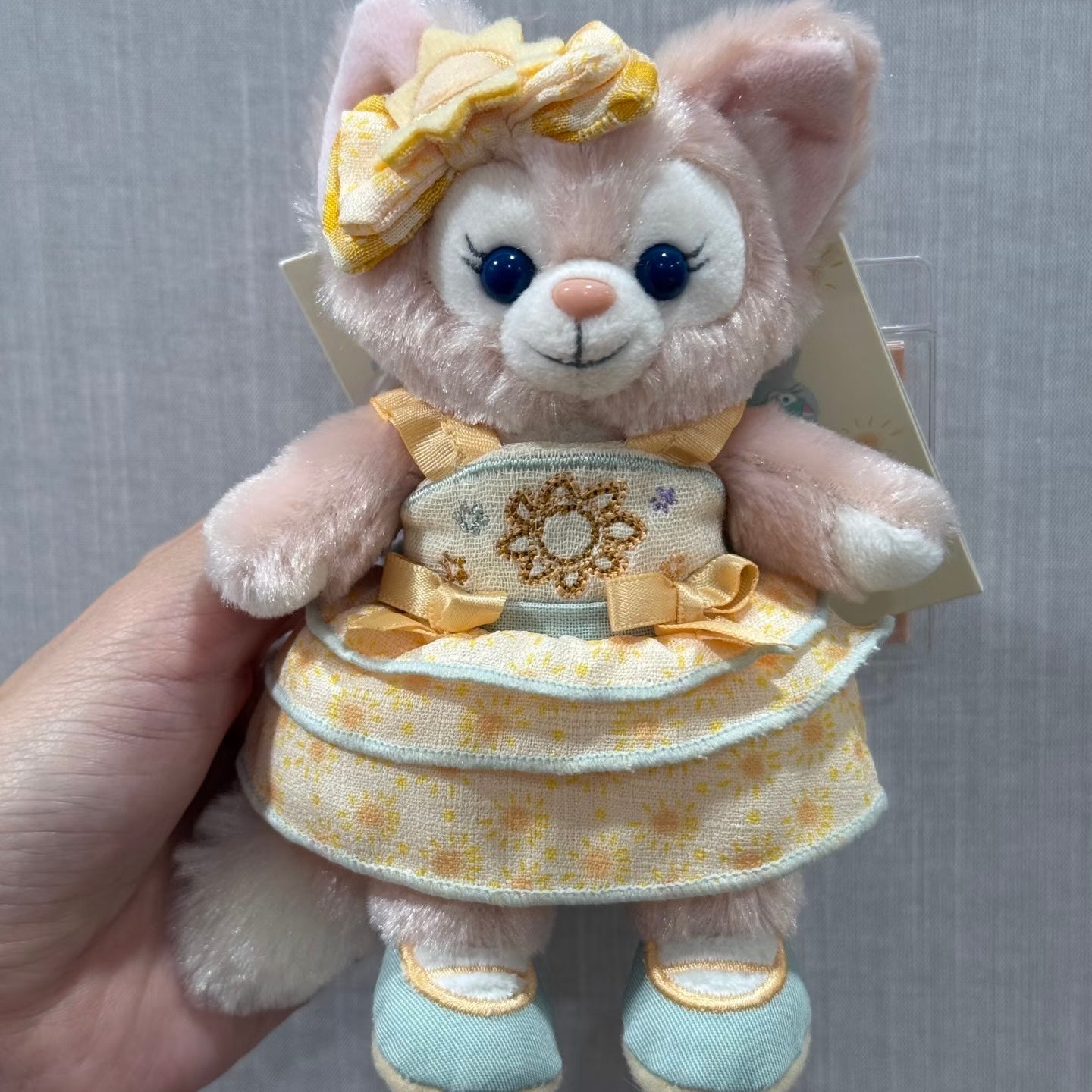 DISNEY | Shang Hai Disney Land LinaBell Mascot Holder Bag Charm Keychain (Duffy and Friends Colors of Nature)