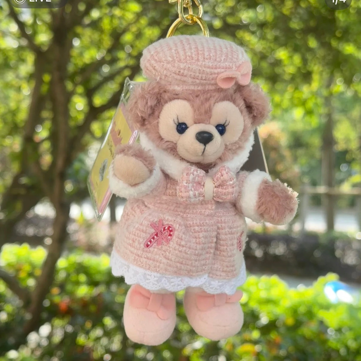 DISNEY | Shang Hai Disney Duffy and Friends Shelliemay Mascot Holder Plush Keychain Bag Charm (2023 Winter)