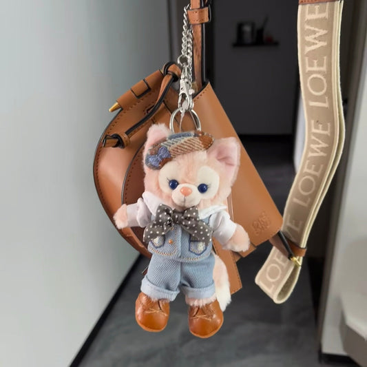 DISNEY | Shang Hai Disney Duffy and Friends Linabell Mascot Holder Plush Keychain Bag Charm (Denim Series)