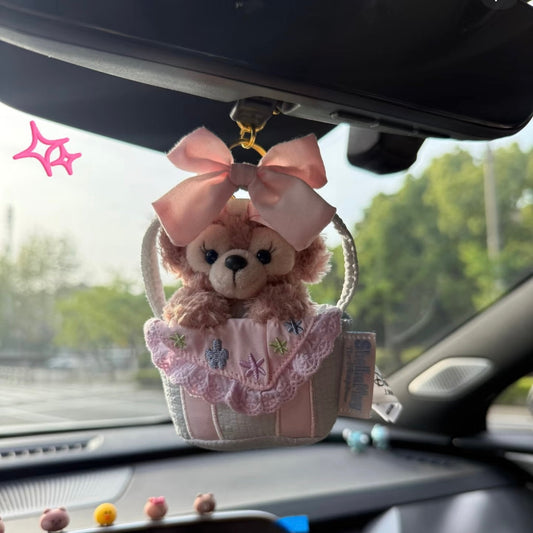 DISNEY | Shang Hai Disney Duffy and Friends ShellieMay Mascot Holder Plush Keychain Bag Charm Decoration (Spring 2025)
