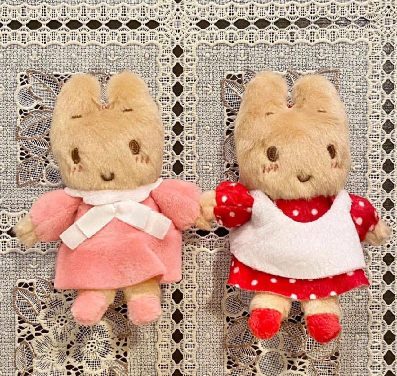 SANRIO | Marroncream Marron Cream Plush Keychain Mascot Holder Bag Charm 115×87×47mm (Pink)