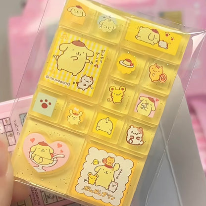 【Limit 3】SANRIO | Secret Trading Mini Tile Stickers 60x40x4mm (Single Random Item)