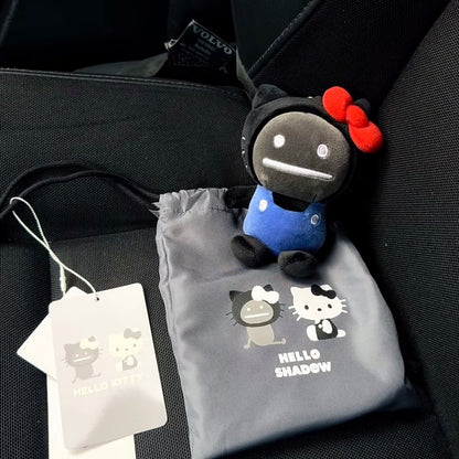 SHADOW x Hello Kitty | HELLO SHADOW Plush Keychain Bag Charm Mascot Holder 100x82mm