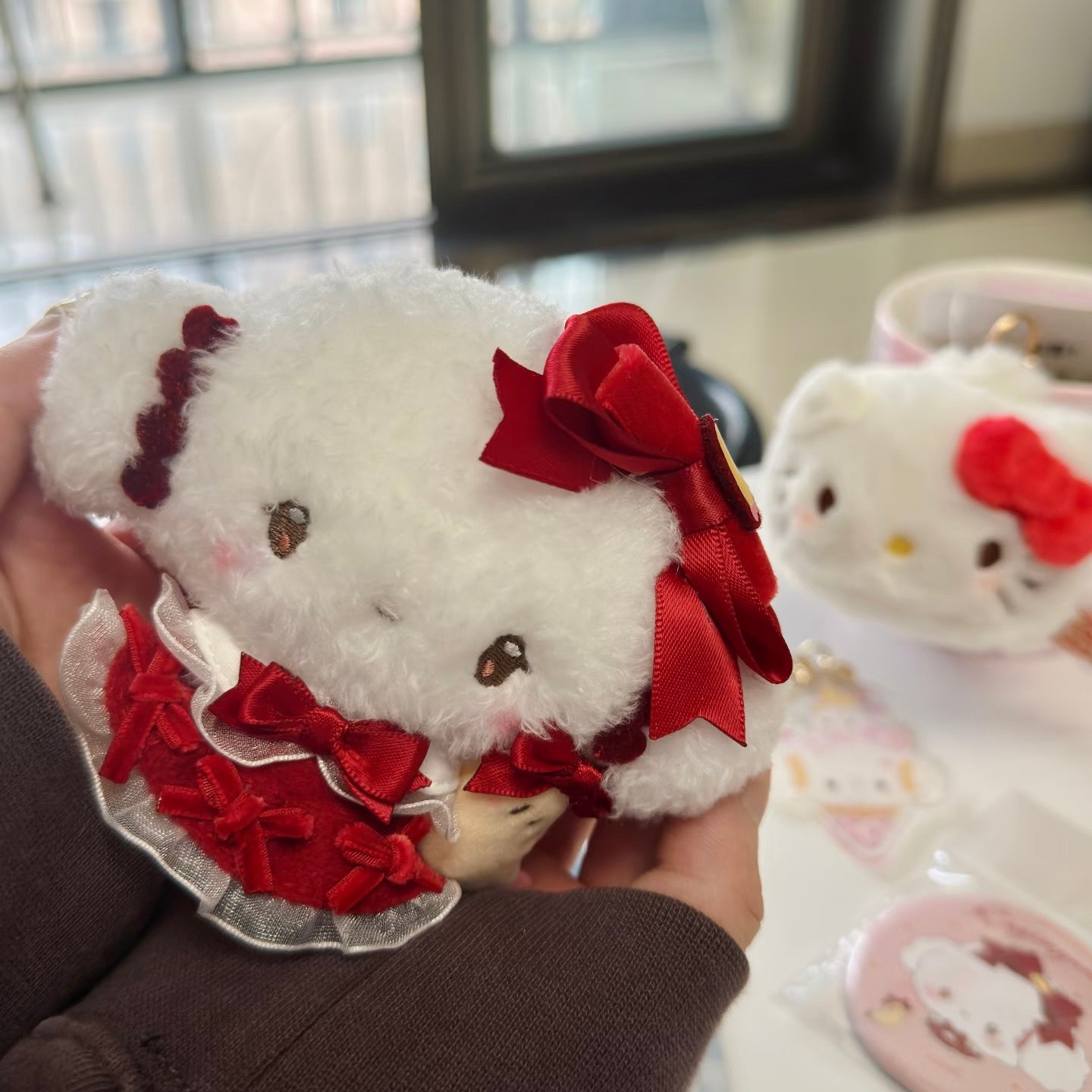 SANRIO | Cogimyun Bag Charm Plush Keychain Mascot Holder (10th Anniversary)