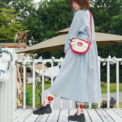 MEWJI♡ 苹果包 斜挎