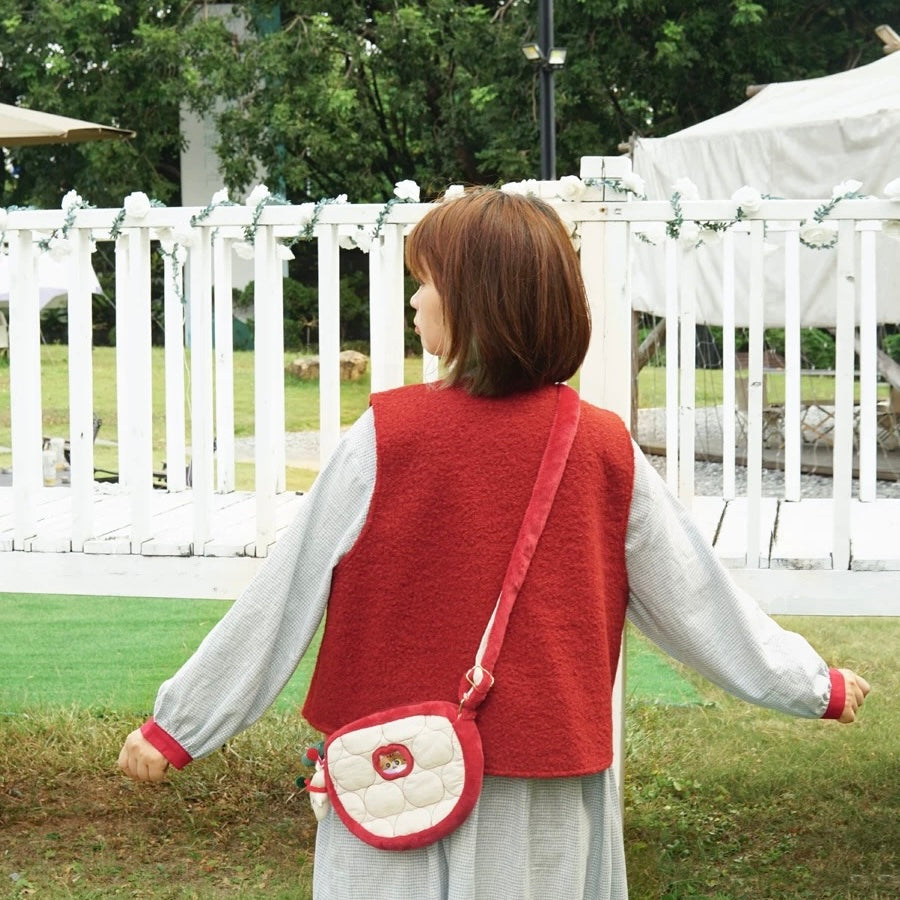 MEWJI♡ 苹果包 斜挎
