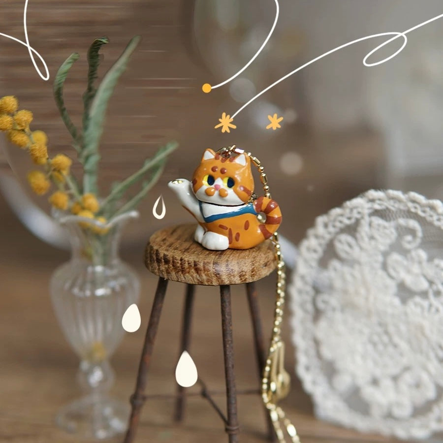 MEWJI♡ Cat Teapot Shape Necklace Set (OR) – MELRIDAI