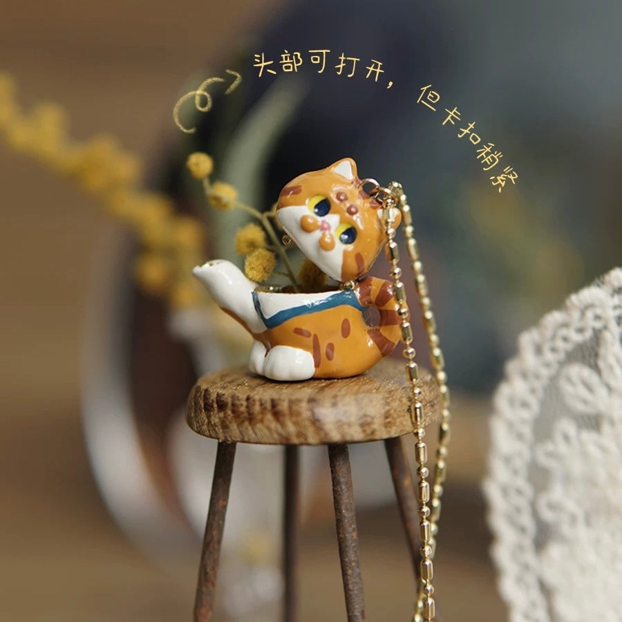 MEWJI♡ Cat Teapot Shape Necklace Set (OR) – MELRIDAI