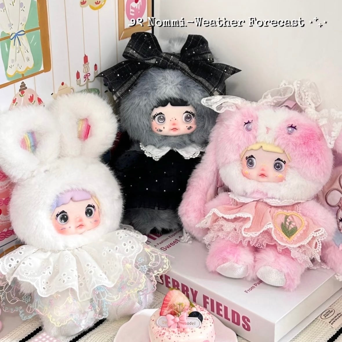 Nommi | Weather Forecast Series Secret Plush Keychain Blind Box 22-26cm (Order 6 for Complete)