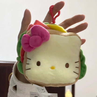 SANRIO | Hello Kitty Mascot Holder Plush Keychain Bag Charm (Sandwich)