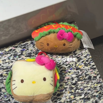 SANRIO | Hello Kitty Mascot Holder Plush Keychain Bag Charm (Sandwich)