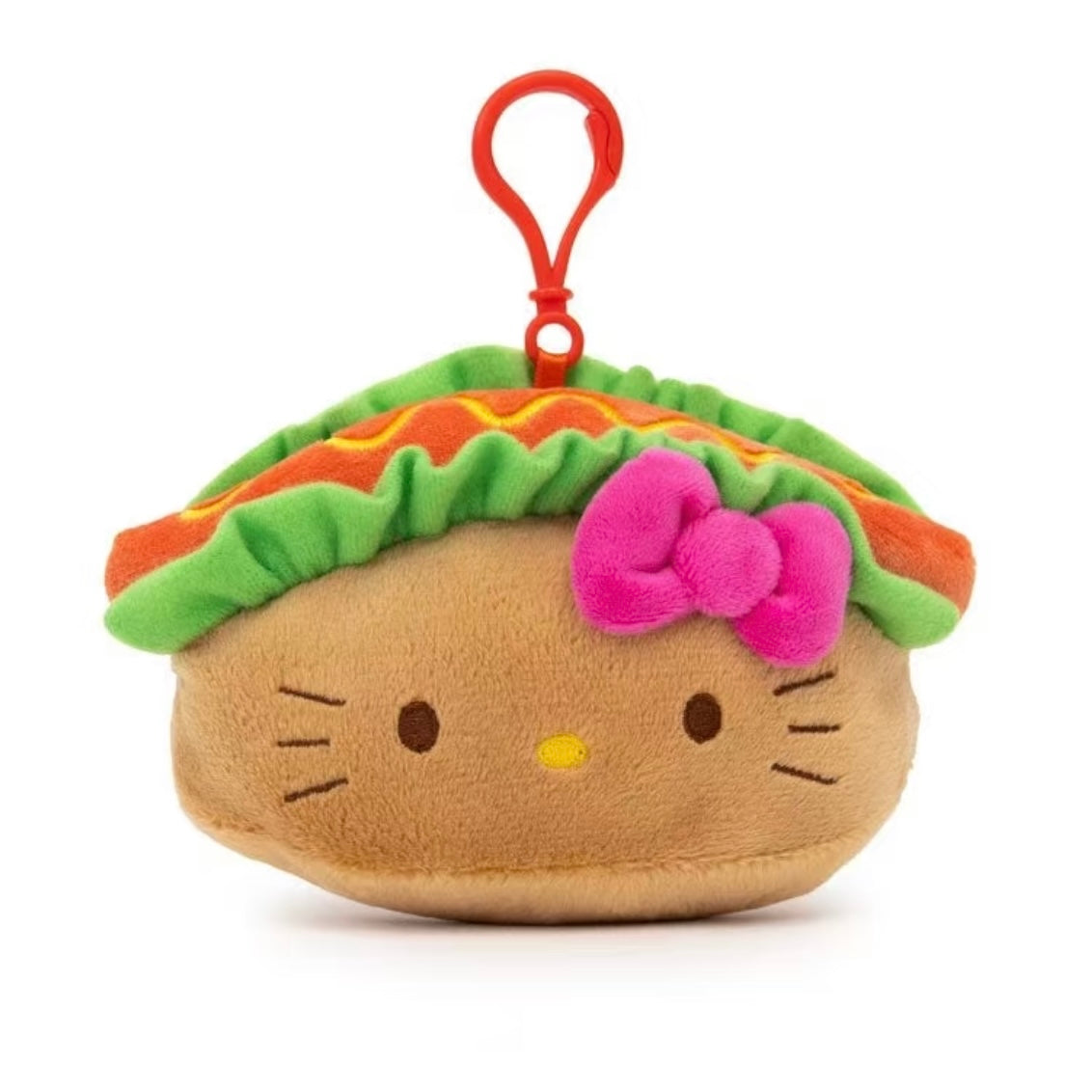 SANRIO | Hello Kitty Mascot Holder Plush Keychain Bag Charm (Hot Dog)