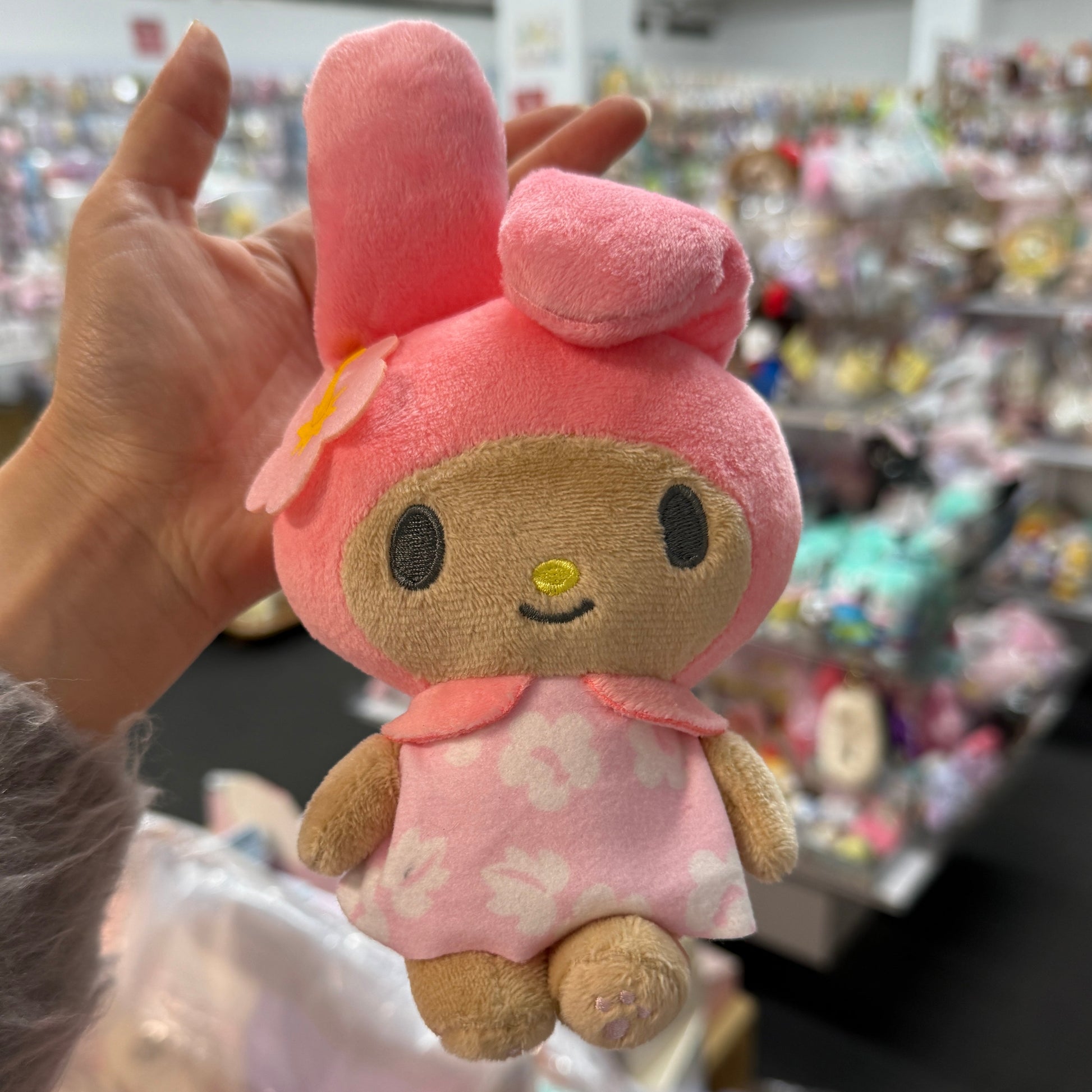 SANRIO x Avail | My Melody Mascot Holder Plush Keychain Bag Charm 50×75×138mm (Tanned)