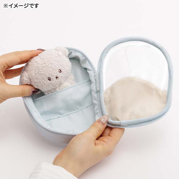 SAN-X | Ishiyowa-chan Plush Pouch Display Pouch Keychain 160×120×40mm (Junior Chan Appears)