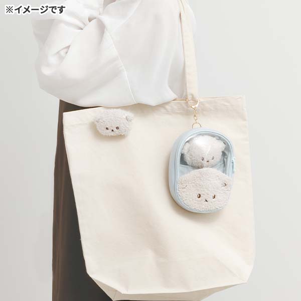 SAN-X | Ishiyowa-chan Plush Badge 90×90mm (Junior Chan Appears)