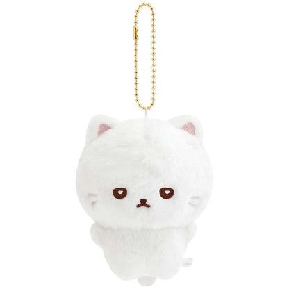SAN-X | Junior-chan Staring Ver Hanging Plush Keychain Mascot Holder Bag Charm 100×85×70mm (Junior Chan Appears)