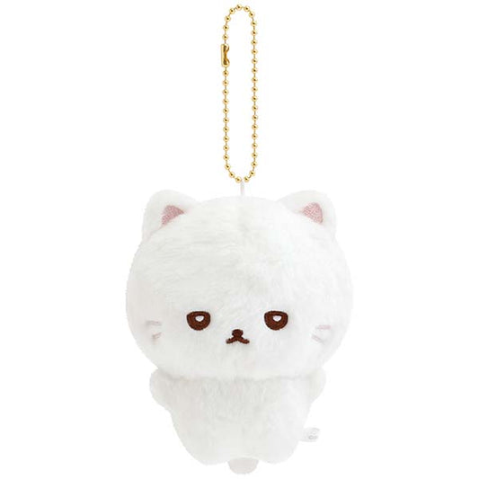 SAN-X | Junior-chan Staring Ver Hanging Plush Keychain Mascot Holder Bag Charm 100×85×70mm (Junior Chan Appears)