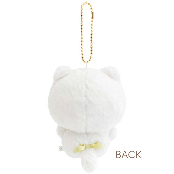 SAN-X | Junior-chan Staring Ver Hanging Plush Keychain Mascot Holder Bag Charm 100×85×70mm (Junior Chan Appears)