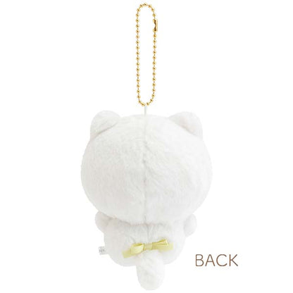 SAN-X | Junior-chan Staring Ver Hanging Plush Keychain Mascot Holder Bag Charm 100×85×70mm (Junior Chan Appears)