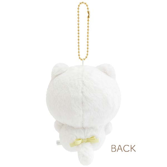 SAN-X | Junior-chan Staring Ver Hanging Plush Keychain Mascot Holder Bag Charm 100×85×70mm (Junior Chan Appears)