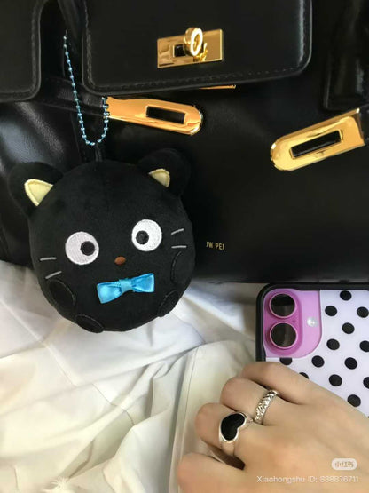 SANRIO | Chococat Plush Keychain Mascot Holder Bag Charm 100×84×88mm (Egg Ball)