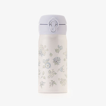 Thermos x Afternoon Tea | Stainless One-Push Bottle 350ml (Purple)