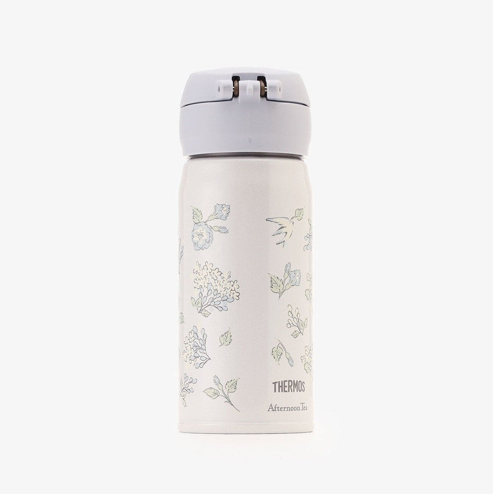 Thermos x Afternoon Tea | Stainless One-Push Bottle 350ml (Purple)