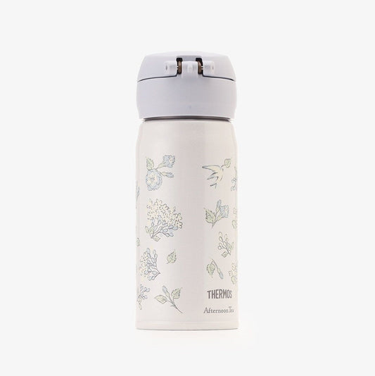 Thermos x Afternoon Tea | Stainless One-Push Bottle 350ml (Purple)