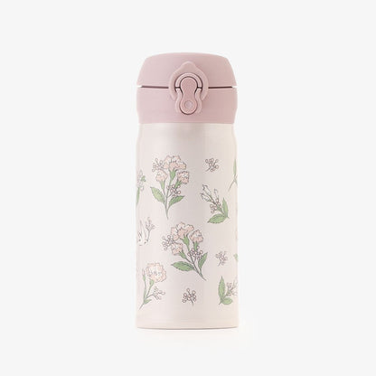 Thermos x Afternoon Tea | Stainless One-Push Bottle 350ml (Pink)