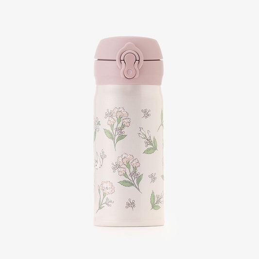 Thermos x Afternoon Tea | Stainless One-Push Bottle 350ml (Pink)