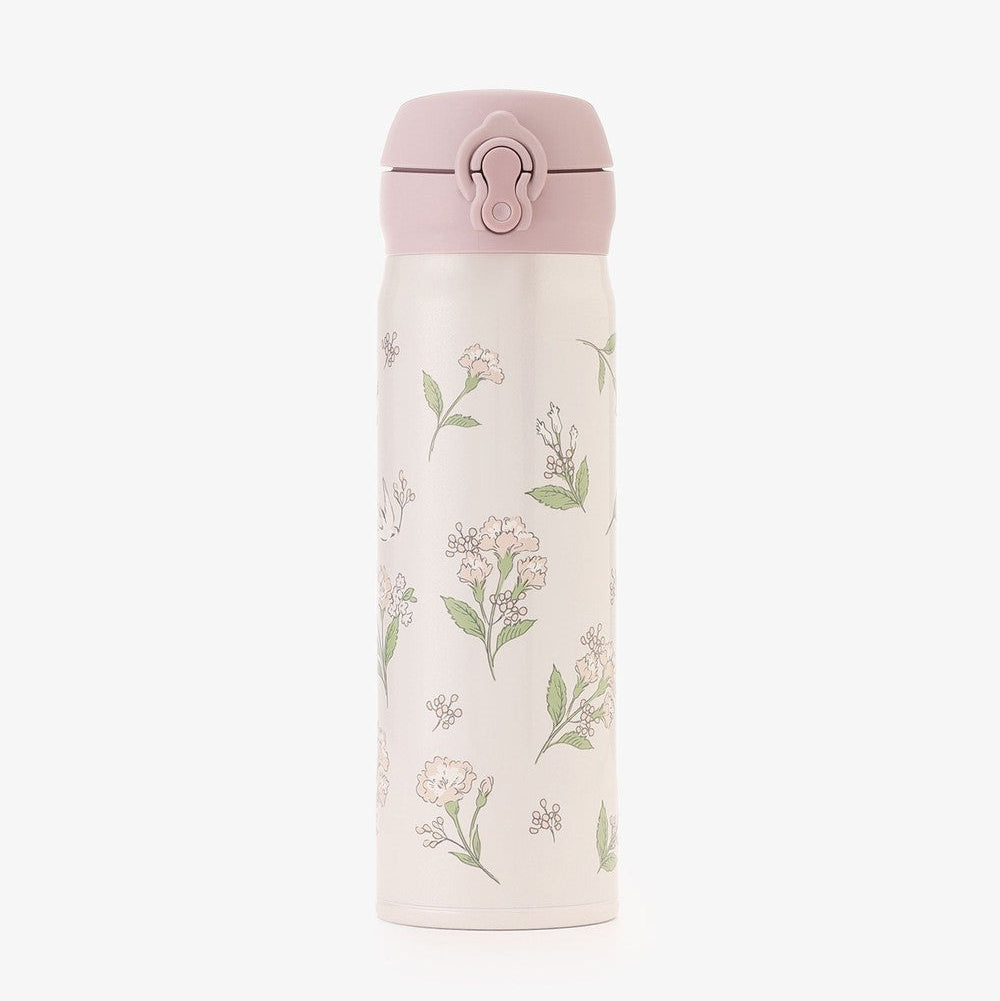 Thermos x Afternoon Tea | Stainless One-Push Bottle 500ml (Pink)