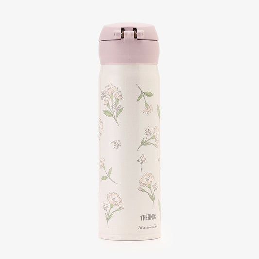 Thermos x Afternoon Tea | Stainless One-Push Bottle 500ml (Pink)