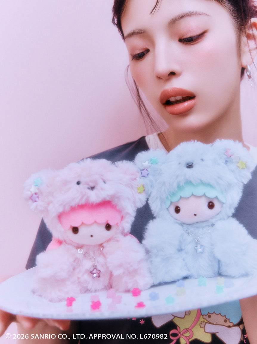 LILY BROWN x LittleTwinStars | KIKI & LALA Plush Charm Keychain Bag Charm 220x145x120mm (LPNK)