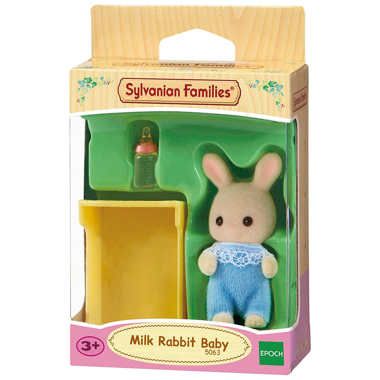 Sylvanian Families | Milk Rabbit Baby 48×100×42Mm 森贝儿森林家族