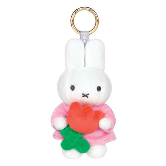 MIFFY | Miffy with Tulip Keychain Keychain Mascot Holder Bag Charm 80x60x150mm
