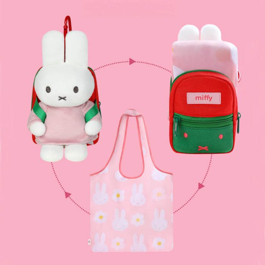 MIFFY | Backpack Keyring with Tote Bag Eco-bag Set 100x100x150mm