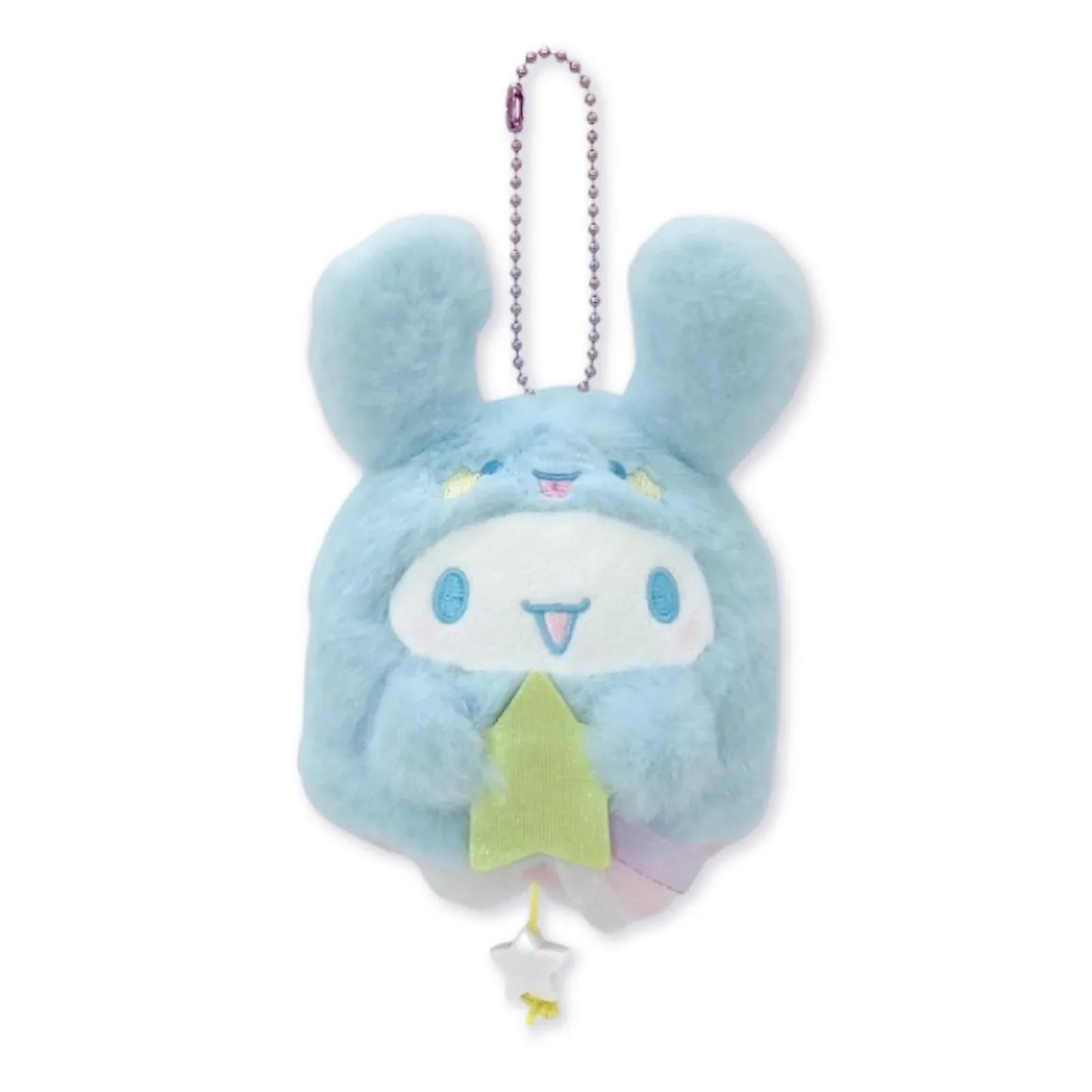 SANRIO | Cinnamoroll Mascot Holder Bag Charm Plush Keychain 120×125×80mm (Halloween Starry Ghost)
