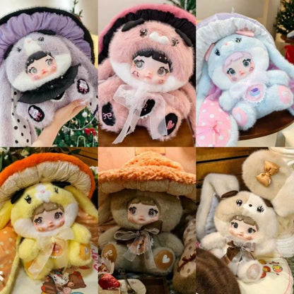 Nommi | Mushroom Hat 400% Big Doll Series Plush Blind Box 350m Approx.