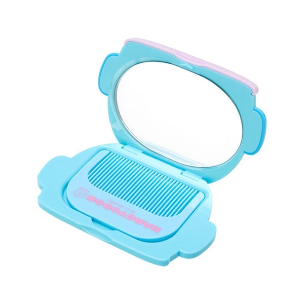 SANRIO | Hangyodon Face Mirror & Comb Set 10.4 x 1.6 x 9.2cm