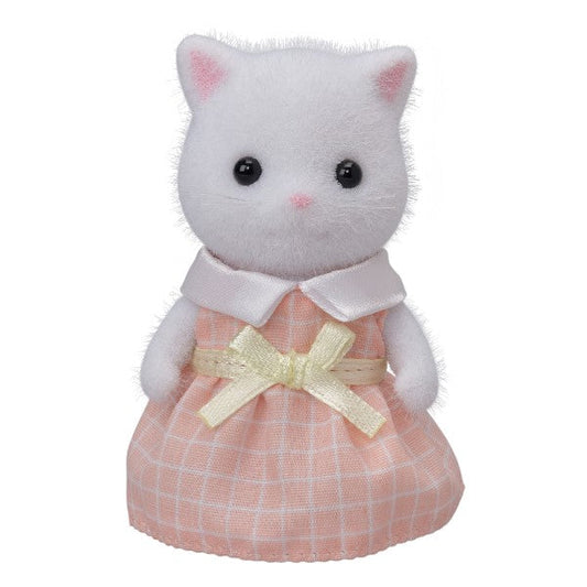 Sylvanian Families | Doll Persian Cat Girl W48×D42×H120Mm (White)
