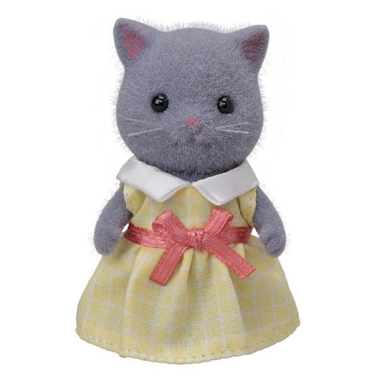 Sylvanian Families | Doll Persian Cat Girl W48×D42×H120Mm (Gray)